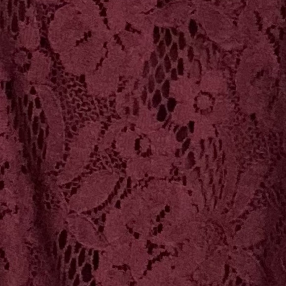 NWT Torrid Burgundy Purple Lace Trapeze Dress - Picture 5 of 10